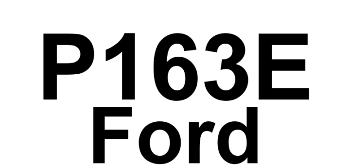 DTC P163E Ford - Definição em inglês: Transmission Control Module Programming Error Definição em Português: Módulo de Controle da Transmissão - Erro de Programação