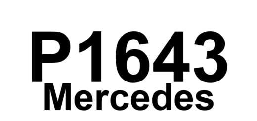 DTC P1643 Mercedes - Definição em inglês: Engine control module Incorrect coding AT coded has MT. Fault in CAN of ETC Definição em Português: Módulo de controle do motor - Codificação incorreta (Câmbio automático codificado como manual). Falha na comunicação CAN do ETC.
