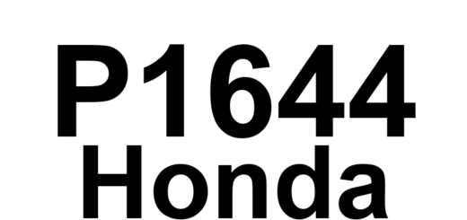 DTC P1644 Honda - Definição em inglês: MOTFSA Signal Circuit Malfunction Definição em Português: Circuito de Sinal do MOTFSA - Mau funcionamento