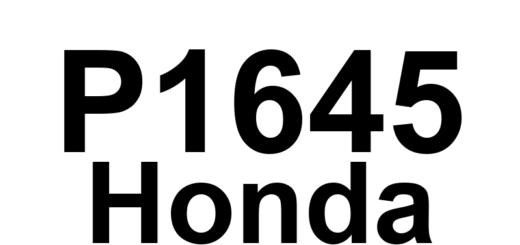 DTC P1645 Honda - Definição em inglês: MOTFSA Signal Circuit Malfunction Definição em Português: Circuito de Sinal MOTFSA - Mau Funcionamento