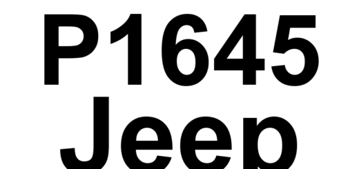 DTC P1645 Jeep - Definição em inglês: Supercharger Bypass Valve Actuator Control System Unable To Close Definição em Português: Sistema de Controle do Atuador da Válvula de Desvio do Supercharger - Incapaz de Fechar
