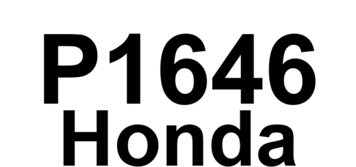 DTC P1646 Honda - Definição em inglês: MOTFSA Signal Circuit Malfunction Definição em Português: Circuito de Sinal do MOTFSA - Mau Funcionamento