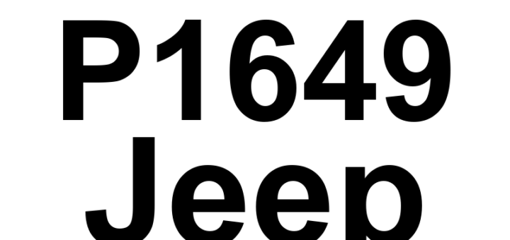 DTC P1649 Jeep - Definição em inglês: Glow Plug Module Power Supply Circuit Definição em Português: Circuito de Alimentação de Energia do Módulo de Vela Incandescente.