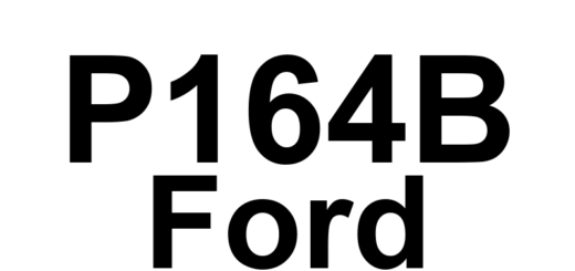 DTC P164B Ford - Definição em inglês: O2 Sensor Positive Current Trim Circuit Performance (Bank 2 Sensor 1) Definição em Português: Circuito de Ajuste de Corrente Positiva do Sensor de O2 - Desempenho inadequado (Banco 2 Sensor 1)