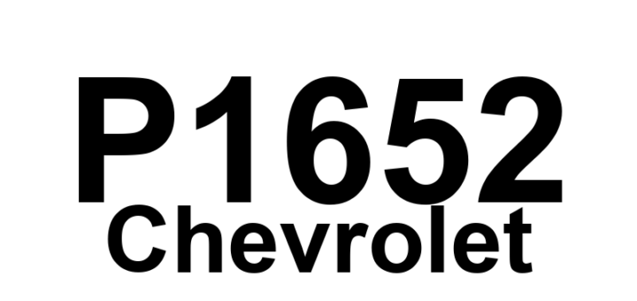 DTC P1652 Chevrolet - Definição em inglês: Cooling Fan 2 Relay Control Circuit Malfunctions Definição em Português: Circuito de Controle do Relé da Ventoinha de Arrefecimento 2 - Mau Funcionamento