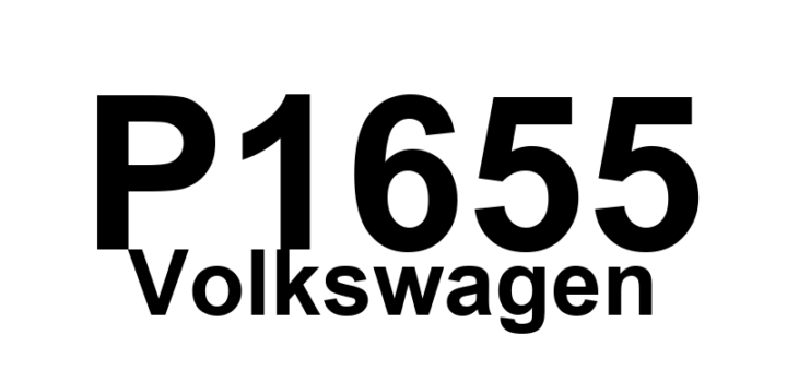 DTC P1655 Volkswagen - Definição em inglês: Please Check DTC Memory of the ADR Control Module Definição em Português: Verifique a memória de códigos DTC do módulo de controle ADR.