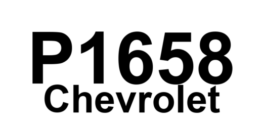 DTC P1658 Chevrolet - Definição em inglês: FICM Detects Current Through Driver With Driver Off Definição em Português: FICM - Corrente detectada pelo driver com driver desligado.
