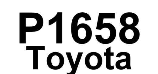 DTC P1658 Toyota - Definição em inglês: Waste Gate Valve Control Circuit Malfunction Definição em Português: Circuito de Controle da Válvula Wastegate - Mau funcionamento