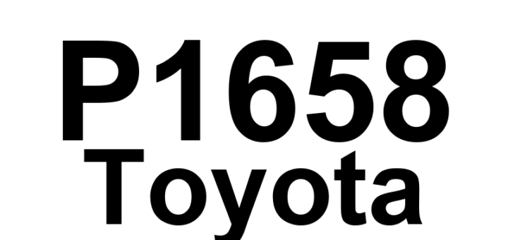 DTC P1658 Toyota - Definição em inglês: Waste Gate Valve Control Circuit Malfunction Definição em Português: Circuito de Controle da Válvula Wastegate - Mau funcionamento