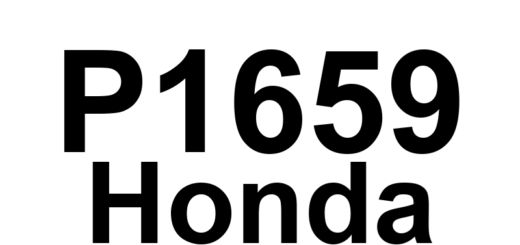 DTC P1659 Honda - Definição em inglês: Electronic Throttle Control System (ETCS) Control Relay OFF Malfunction Definição em Português: Sistema de Controle do Acelerador Eletrônico (ETCS) - Mau funcionamento do relé de controle desligado