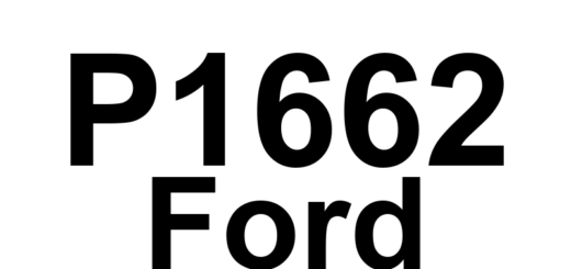 DTC P1662 Ford - Definição em inglês: EF Feedback Signal Not Detected Definição em Português: Sinal de Retorno EF - Não Detectado