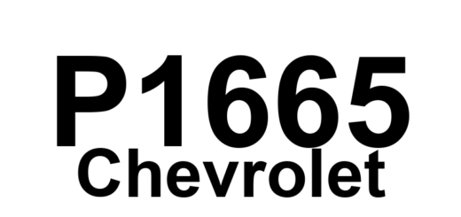 DTC P1665 Chevrolet - Definição em inglês: EVAP Vent Solenoid Control Circuit Malfunction Definição em Português: Circuito de Controle do Solenoide de Ventilação EVAP - Mau Funcionamento