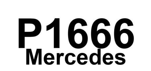 DTC P1666 Mercedes - Definição em inglês: Cut-off control Fault in switching off throutgh zero quantity Definição em Português: Controle de corte - Falha ao desligar através de quantidade zero