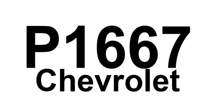 DTC P1667 Chevrolet - Definição em inglês: Reverse Inhibit Solenoid Control Circuit Malfunction Definição em Português: Circuito de Controle do Solenoide de Inibição da Ré - Mau Funcionamento