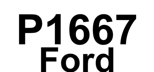 DTC P1667 Ford - Definição em inglês: CID Circuit Malfunction Definição em Português: Circuito do CID - Mau funcionamento