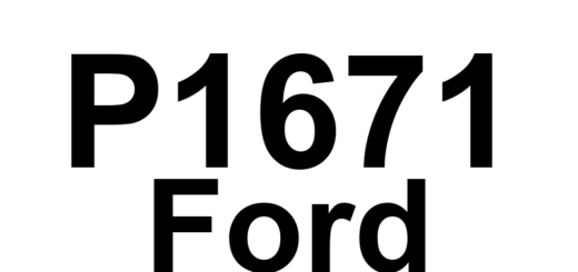 DTC P1671 Ford - Definição em inglês: Secondary Fuel Pump Relay Definição em Português: Relé da Bomba de Combustível Secundária