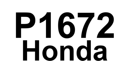 DTC P1672 Honda - Definição em inglês: TCM A/T FI Data Line Circuit Malfunction Definição em Português: Circuito de Linha de Dados FI da TCM A/T - Mau Funcionamento