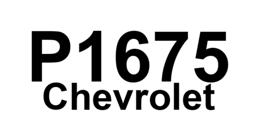 DTC P1675 Chevrolet - Definição em inglês: Evaporative Emission (EVAP) Vent Solenoid Control Circuit Definição em Português: Circuito de Controle do Solenoide de Ventilação da Emissão Evaporativa (EVAP).