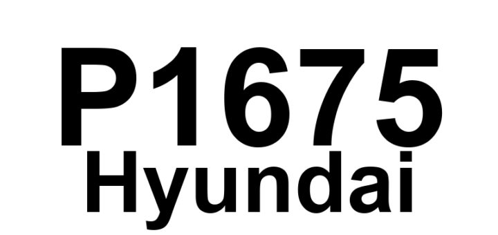 DTC P1675 Hyundai - Definição em inglês: Transponder Programming Error Definição em Português: Erro de Programação do Transponder