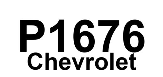 DTC P1676 Chevrolet - Definição em inglês: Evaporative Emission (EVAP) Purge Solenoid Control Circuit Definição em Português: Circuito de Controle do Solenoide de Purga do Sistema de Emissão Evaporativa (EVAP) - Problema Detectado