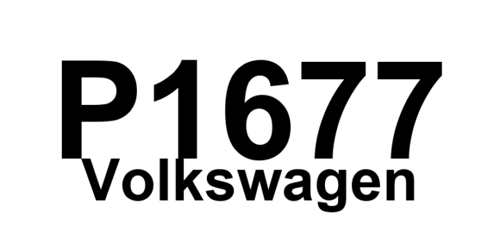 DTC P1677 Volkswagen - Definição em inglês: Drive by Wire-MIL Circuit Short to B+ Definição em Português: Sistema Drive by Wire - Curto-circuito no Circuito da Luz de Anomalia do Motor (MIL) para B+