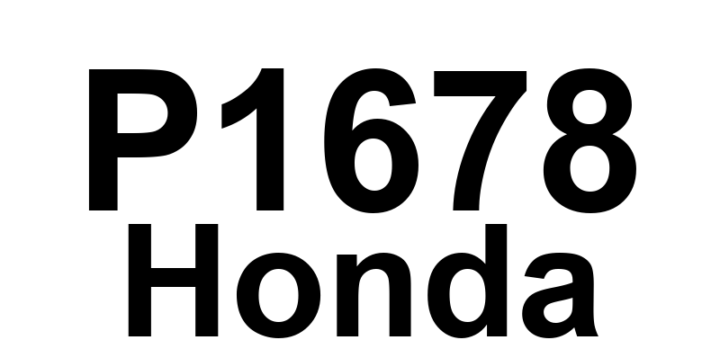 DTC P1678 Honda - Definição em inglês: TCM A/T FPTDR Signal Line Circuit Malfunction Definição em Português: Módulo de Controle da Transmissão (TCM) - Mau Funcionamento no Circuito da Linha de Sinal do FPTDR da Transmissão Automática