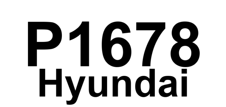 DTC P1678 Hyundai - Definição em inglês: Immobilizer-EMS No Request ( EMS data line open, no immo.) Definição em Português: Imobilizador - Nenhuma Solicitação da EMS (Linha de dados da EMS aberta, sem imobilizador).