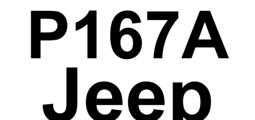 DTC P167A Jeep - Definição em inglês: Calibration Mismatch Definição em Português: Incompatibilidade de Calibração