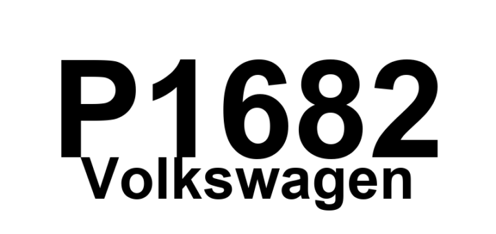 DTC P1682 Volkswagen - Definição em inglês: Powertrain Data Bus Implausible Message from ABS Control Module Definição em Português: Módulo de Controle do ABS - Mensagem Improvável do Barramento de Dados do Trem de Força