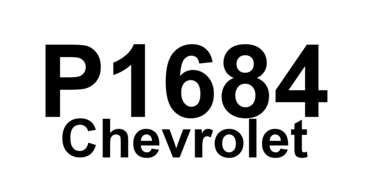 DTC P1684 Chevrolet - Definição em inglês: Transmission Control Module (TCM) Power Up Temperature Sensor Performance Definição em Português: Módulo de Controle da Transmissão (TCM) - Desempenho do Sensor de Temperatura ao Ligar