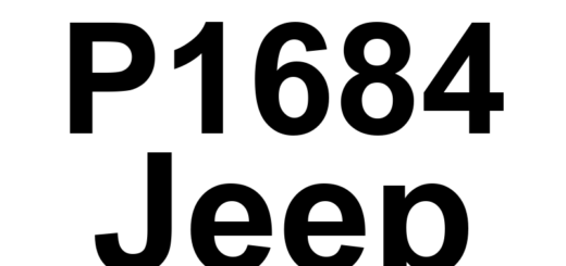 DTC P1684 Jeep - Definição em inglês: Battery Has Been Disconnected Definição em Português: Bateria - Foi Desconectada