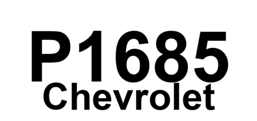 DTC P1685 Chevrolet - Definição em inglês: Transmission Control Module (TCM) Power Up Temperature Sensor Circuit Low Voltage Definição em Português: Módulo de Controle da Transmissão (TCM) - Circuito do Sensor de Temperatura na Energização com Baixa Voltagem