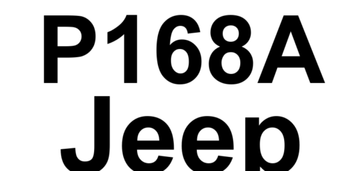 DTC P168A Jeep - Definição em inglês: EGR Actuator Control Circuit High - Negative Side Definição em Português: Circuito de Controle do Atuador EGR - Alta Tensão no Lado Negativo