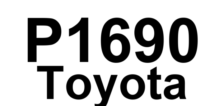 DTC P1690 Toyota - Definição em inglês: Oil Control Valve Circuit Malfunction Definição em Português: Circuito da válvula de controle de óleo - Mau funcionamento