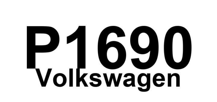 DTC P1690 Volkswagen - Definição em inglês: Malfunction Indication Light Malfunction Definição em Português: Luz de Indicação de Mau Funcionamento - Defeito na Luz de Alerta