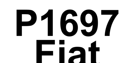 DTC P1697 Fiat - Definição em inglês: EMR (SRI) Mileage Not Stored Definição em Português: EMR (SRI) - Quilometragem Não Armazenada