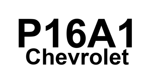 DTC P16A1 Chevrolet - Definição em inglês: Sensor Communication Circuit High Voltage Definição em Português: Circuito de Comunicação do Sensor - Alta Voltagem