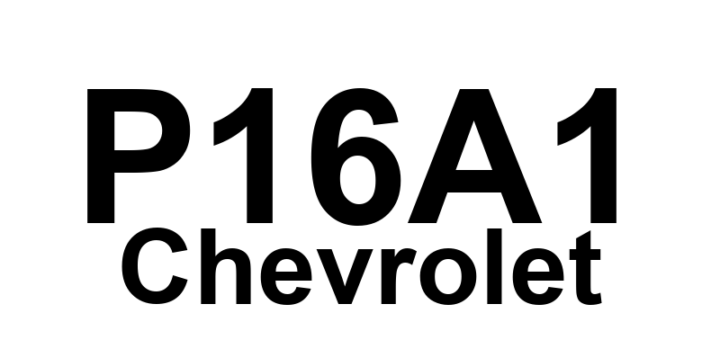 DTC P16A1 Chevrolet - Definição em inglês: Sensor Communication Circuit High Voltage Definição em Português: Circuito de Comunicação do Sensor - Alta Voltagem