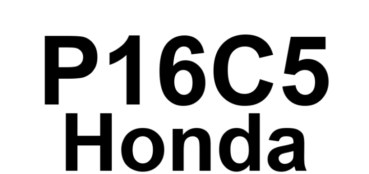 DTC P16C5 Honda - Definição em inglês: Engine Mount Actuator Control Power Circuit (Stuck ON) Definição em Português: Circuito de Potência do Atuador do Coxim do Motor - Travado em Ligado