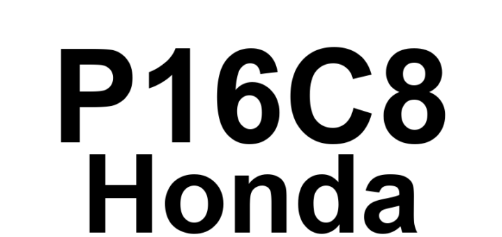 DTC P16C8 Honda - Definição em inglês: Rear Engine Mount Actuator Control Circuit High Current Definição em Português: Atuador do coxim traseiro do motor - Corrente alta no circuito