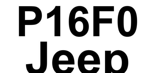 DTC P16F0 Jeep - Definição em inglês: Mgs Communication Fault -K1 And Ppv2-Ppv2-Ppvs Invalid Serial Data Received Definição em Português: Falha de Comunicação Mgs - Dados Seriais Inválidos Recebidos de K1 e Ppv2-Ppv2-Ppvs