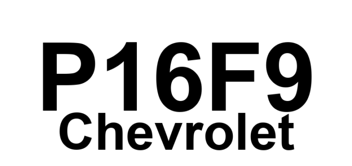 DTC P16F9 Chevrolet - Definição em inglês: Control Module Shutdown Performance Definição em Português: Desempenho do Desligamento do Módulo de Controle