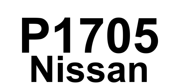 DTC P1705 Nissan - Definição em inglês: Throttle Position/Accelerator Pedal Position Sensor Circuit Definição em Português: Circuito do Sensor de Posição do Acelerador/Pedal do Acelerador - Problema detectado