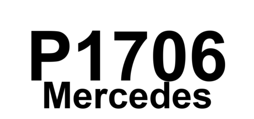 DTC P1706 Mercedes - Definição em inglês: Transmisson neutral switch Definição em Português: Interruptor de neutro da transmissão - Falha detectada