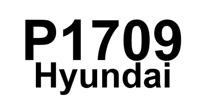 DTC P1709 Hyundai - Definição em inglês: A/T Kick Down Servo Switch Circuit Malfunction Definição em Português: Circuito do Interruptor do Servo de Redução da Transmissão Automática - Mau Funcionamento