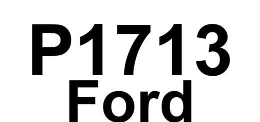 DTC P1713 Ford - Definição em inglês: TFT Sensor No Activity or TFT Sensor Circuit Low Input Definição em Português: Sensor TFT - Nenhuma Atividade ou Circuito do Sensor TFT com Entrada Baixa
