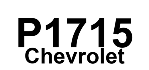 DTC P1715 Chevrolet - Definição em inglês: Park/Neutral Position Switch Circuit Definição em Português: Circuito do Interruptor de Posição Ponto Morto/Estacionamento.