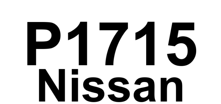 DTC P1715 Nissan - Definição em inglês: Input Speed Sensor (Primary Speed Sensor/TCM Output) Definição em Português: Sensor de Velocidade de Entrada - Sensor de Velocidade Primário/Saída da TCM