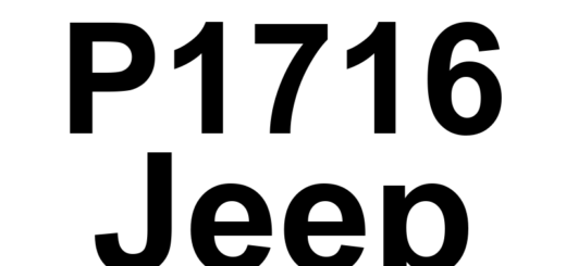 DTC P1716 Jeep - Definição em inglês: Bus Communication Failure With The PCM Definição em Português: Falha de Comunicação no Barramento com o PCM.