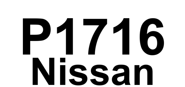 DTC P1716 Nissan - Definição em inglês: A/T Turbine Revolution Sensor Circuit Malfunction: Definição em Português: Circuito do Sensor de Rotação da Turbina da Transmissão Automática - Mau funcionamento